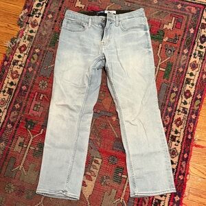 Old Navy Men's Light Blue Straight Fit  Jeans